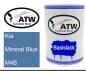 Preview: Kia, Mineral Blue, M4B: 500ml Lackdose, von ATW Autoteile West.